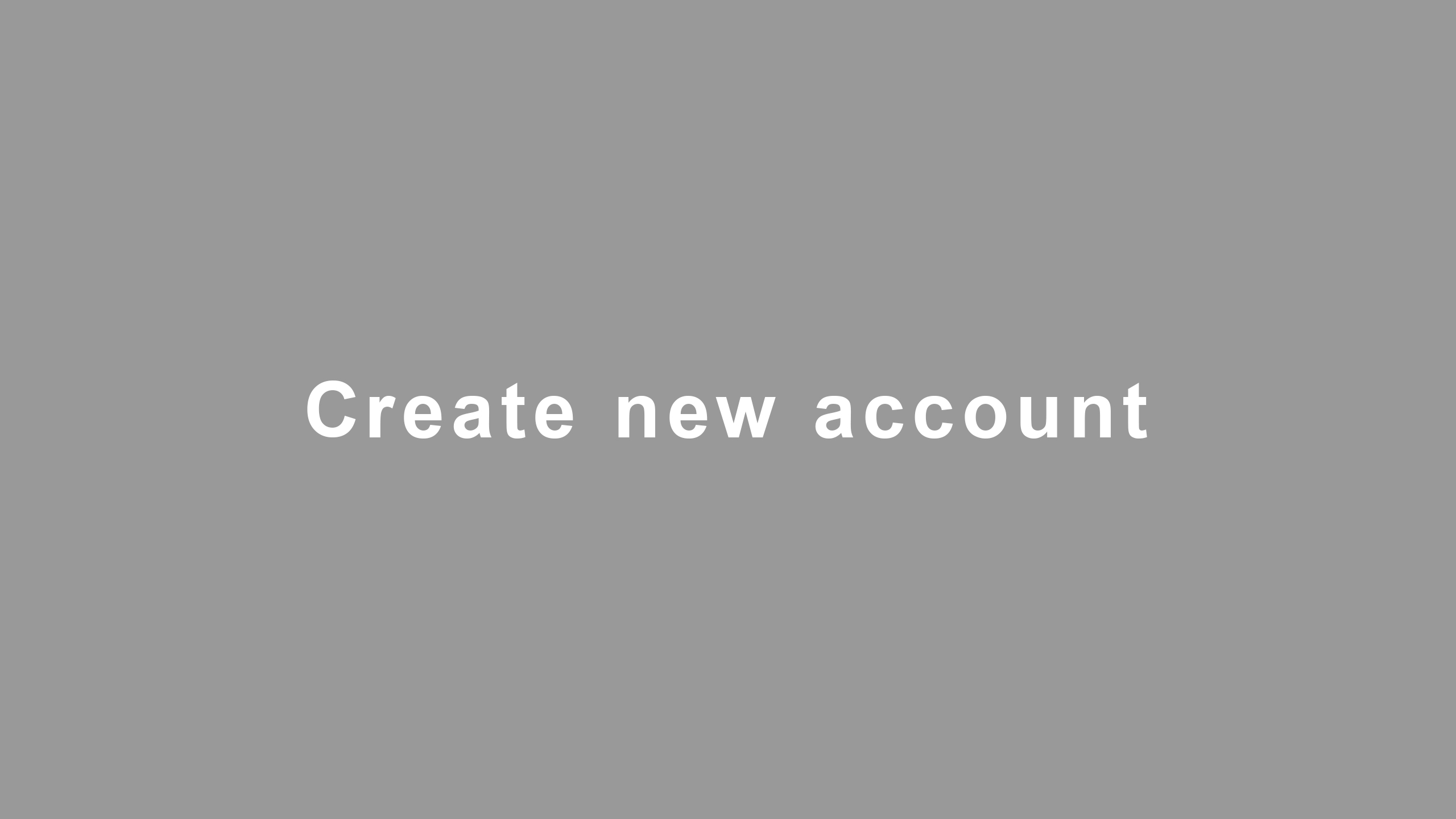 Creating an account